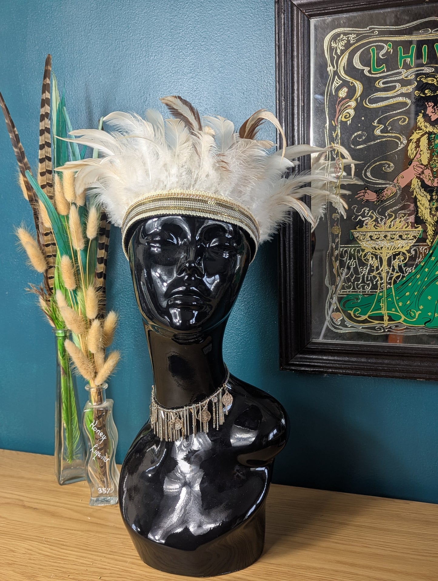 White Feather Headdress