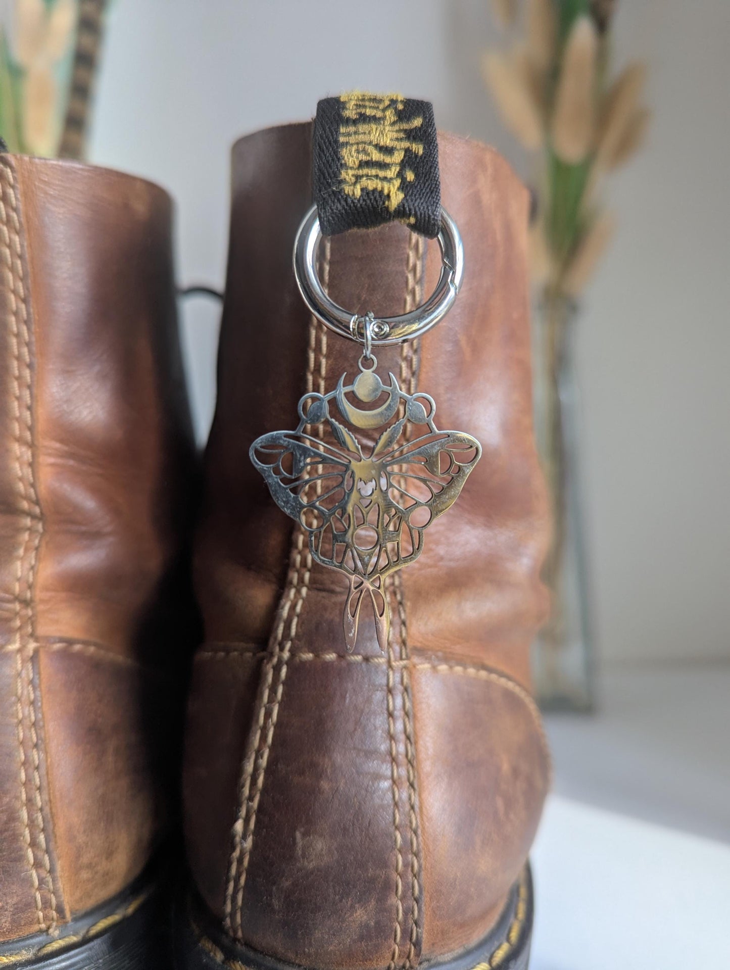 Dr Marten Boot Silver Charm