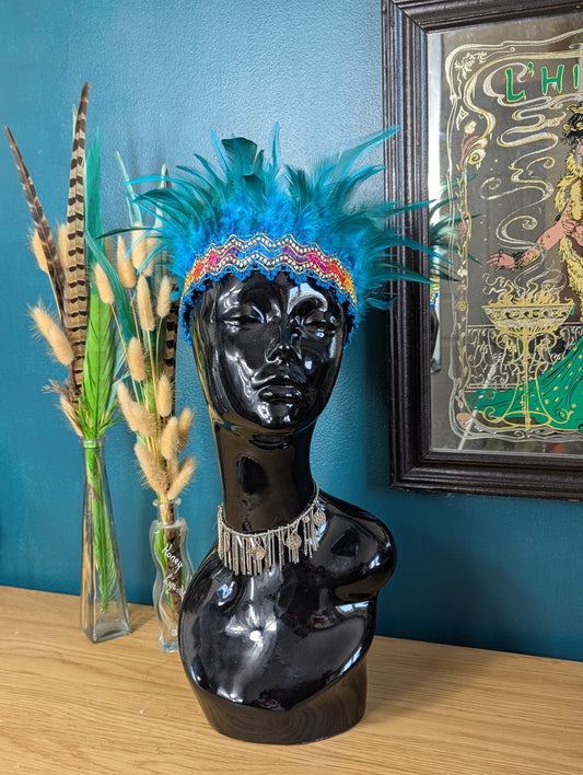 Blue Feather Crown