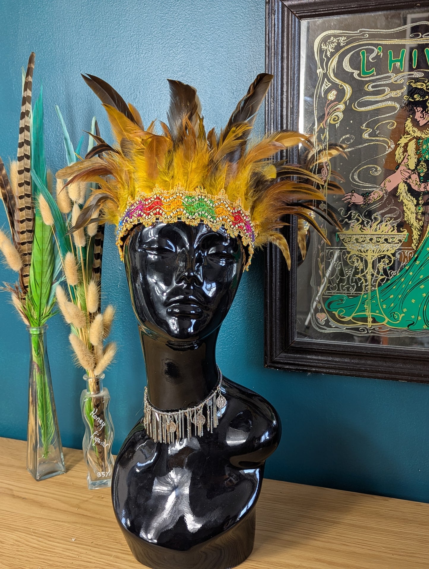 Yellow Feather Crown
